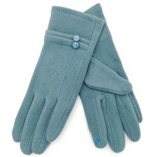 Дамски зимни ръкавици с две копчета