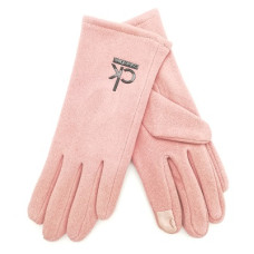 Елегантни дамски ръкавици в розово маркови Calvin Klein