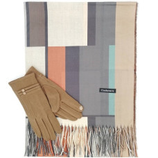 Дамски зимен комплект шал и ръкавици-Подарък за жена Дамски зимен комплект шал и ръкавици-Подарък за жена