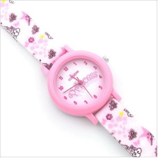 Розов детски часовник за момиче с цифри и стрелки-Princess