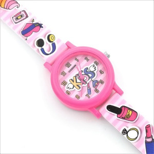 Розов детски часовник за момичета KISS