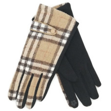 Елегантни дамски зимни ръкавици в бежово BURBERRY