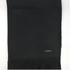 Дамски шал едноцветен кашмир-Черен