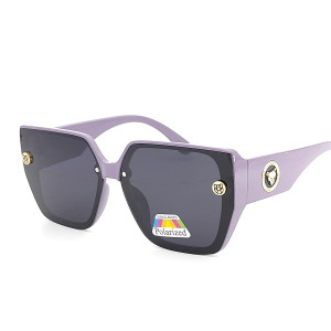 Дамски слънчеви очила с лилава рамка Polaroid