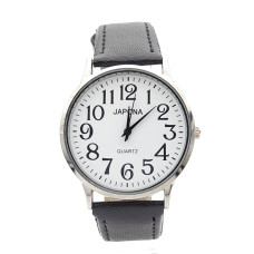 Мъжки часовник за ръка черен с цифри