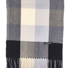 Луксозен мъжки шал с ресни, кашмирен каре Луксозен мъжки шал с ресни, кашмирен каре