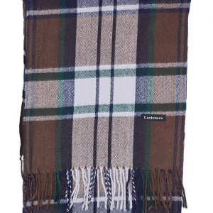 Кашмирен мъжки шал с ресни многоцветен Кашмирен мъжки шал с ресни многоцветен