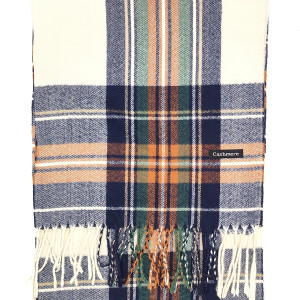 Мъжки шал кашмир-Луксозен на райета Мъжки шал кашмир-Луксозен на райета