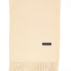 Мъжки шал кашмир в светло бежов цвят- Топъл и мек 