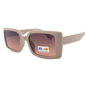 Дамски слънчеви очила квадратни бежови Eliza