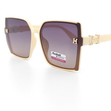 Маркови слънчеви очила бежови големи с UV защита и поляризация- Hermes 