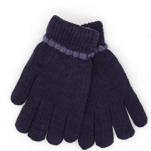 Вълнени ръкавици в тъмносиньо-Дамски Вълнени ръкавици в тъмносиньо-Дамски