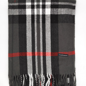 Дамски шал кашмирен сиво Burberry