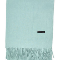 Топъл кашмирен дамски шал с дълги ресни едноцветен Топъл кашмирен дамски шал с дълги ресни едноцветен