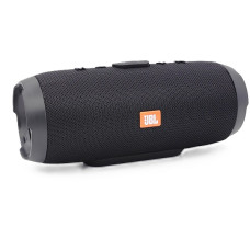 Блутут колонка Charge 3+ с FM радио и дълъг живот на батерията – черна
