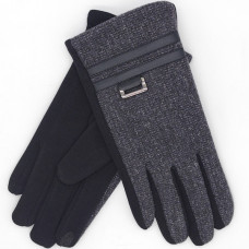 Мъжки ръкавици с декоративна катарама-Зимни