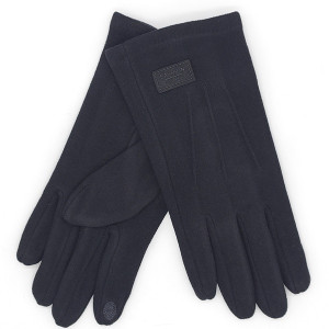 Мъжки зимни ръкавици Fashion в черен цвят