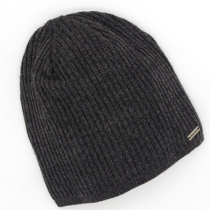 Мъжка зимна шапка в графитен сив цвят с поларена подплата | Българско производство Мъжка зимна шапка в графитен сив цвят с поларена подплата | Българско производство