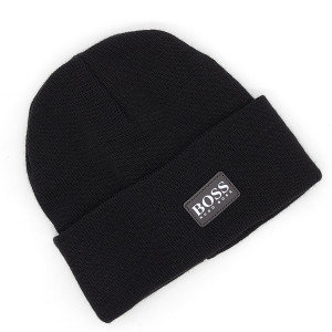 Мъжка зимна шапка черна с погъв-Маркова