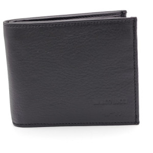 Марков мъжки портфейл от естествена кожа черен Marco Lucci с много отделения Марков мъжки портфейл от естествена кожа черен Marco Lucci с много отделения
