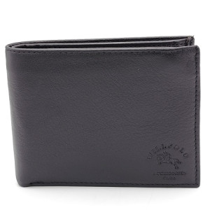 Мъжки портфейл от естествена кожа черен Will Polo с 8 отделения и хоризонтално разположение Мъжки портфейл от естествена кожа черен Will Polo с 8 отделения и хоризонтално разположение