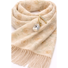 Шал и брошка нота-Дамски подаръчен комплект Шал и брошка нота-Дамски подаръчен комплект