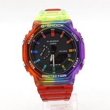 Марков дамски часовник шарен със силиконова каишка Марков дамски часовник шарен със силиконова каишка