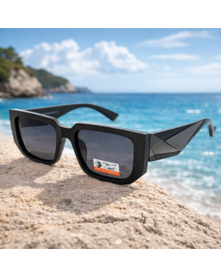 Дамски слънчеви очила квадратни с интересни дръжки-Polaroid