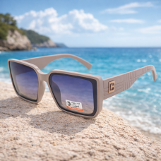 Дамски слънчеви очила квадратни Sofia – бежови поляризирани очила с UV защита Дамски слънчеви очила квадратни Sofia – бежови поляризирани очила с UV защита