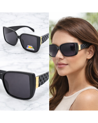 Дамски слънчеви очила квадратни – големи поляризирани очила с UV защита