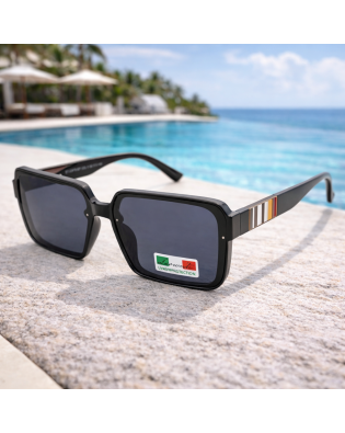 Дамски слънчеви очила квадратни Urban – големи черни очила с UV защита