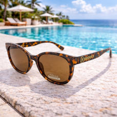 Класически тигрови дамски слънчеви очила с кафяви стъкла – UV 400 защита Класически тигрови дамски слънчеви очила с кафяви стъкла – UV 400 защита