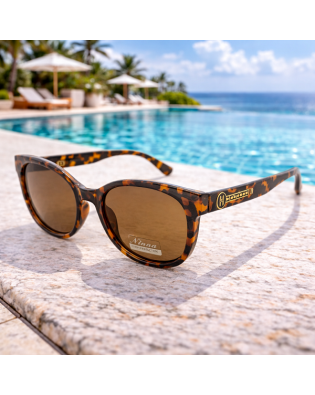 Класически тигрови дамски слънчеви очила с кафяви стъкла – UV 400 защита Класически тигрови дамски слънчеви очила с кафяви стъкла – UV 400 защита