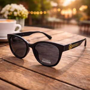 Дамски слънчеви очила котешко око Classic Black – черни с тъмни стъкла и UV защита