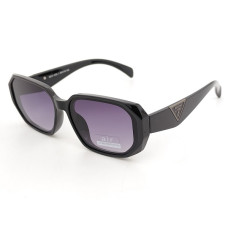 Дамски слънчеви очила квадратни Black Edge – черни с цветни стъкла и UV защита Дамски слънчеви очила квадратни Black Edge – черни с цветни стъкла и UV защита