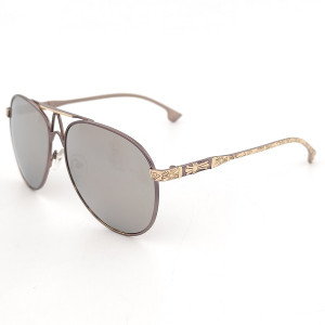 Дамски слънчеви очила авиатор Vintage Gold – златни с огледални стъкла и UV защита