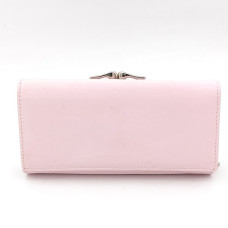 Дамско портмоне от естествена кожа с външен монетник розово Дамско портмоне от естествена кожа с външен монетник розово
