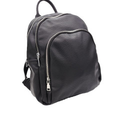 Дамска раница от еко кожа в черно