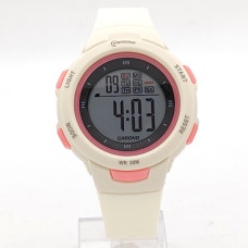 Детски електронен часовник в бяло с аларма и силиконова каишка Детски електронен часовник в бяло с аларма и силиконова каишка