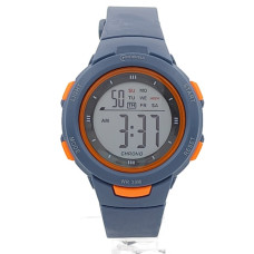 Детски електронен часовник в синьо и оранжево със силиконова каишка Детски електронен часовник в синьо и оранжево със силиконова каишка