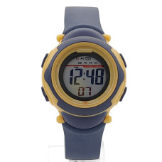 Детски електронен часовник за момче в тъмно синьо със силиконова каишка Детски електронен часовник за момче в тъмно синьо със силиконова каишка