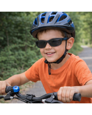 Детски слънчеви очила спортен модел с поляризация – черни Детски слънчеви очила спортен модел с поляризация – черни