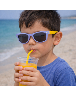 Детски слънчеви очила Polar Eagle – синя рамка с жълти дръжки Детски слънчеви очила Polar Eagle – синя рамка с жълти дръжки