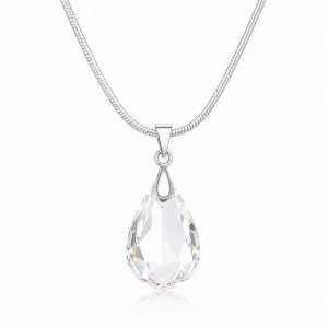 Колие Сваровски Crystal Shimmer с прозрачен кристал капка