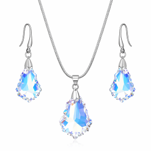 Дамски комплект Swarovski обеци и колие Baroque AB