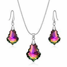 Комплект SWAROVSKI колие и обеци Baroque 6090/22/16-Vitral Medium Комплект SWAROVSKI колие и обеци Baroque 6090/22/16-Vitral Medium