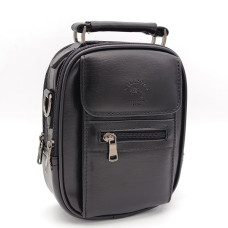 Малка мъжка чанта за през рамо Will Polo от еко кожа с джоб за телефон