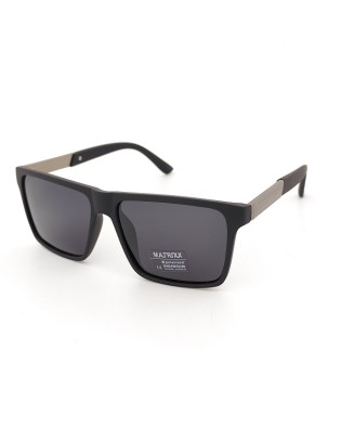 Мъжки слънчеви очила MATRIXX с Поляризация и UV400 защита – черен мат