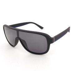 Слънчеви очила маска мъжки с Поляризация – черен мат