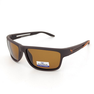 Мъжки спортни слънчеви очила Matrius – кафяви, поляризация